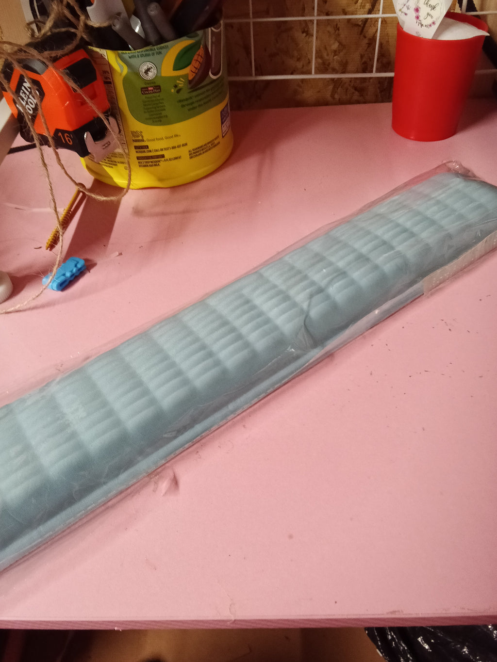 Blue wrist rest for computer or laptop - Image 1