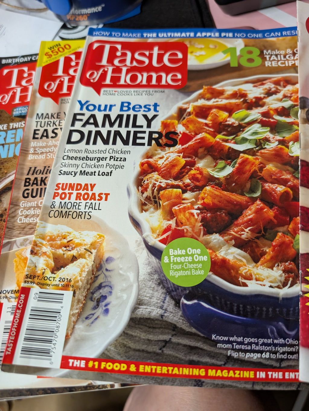 Taste of Home Magazine September 2023 Peach Blueberry Galette - Image 8