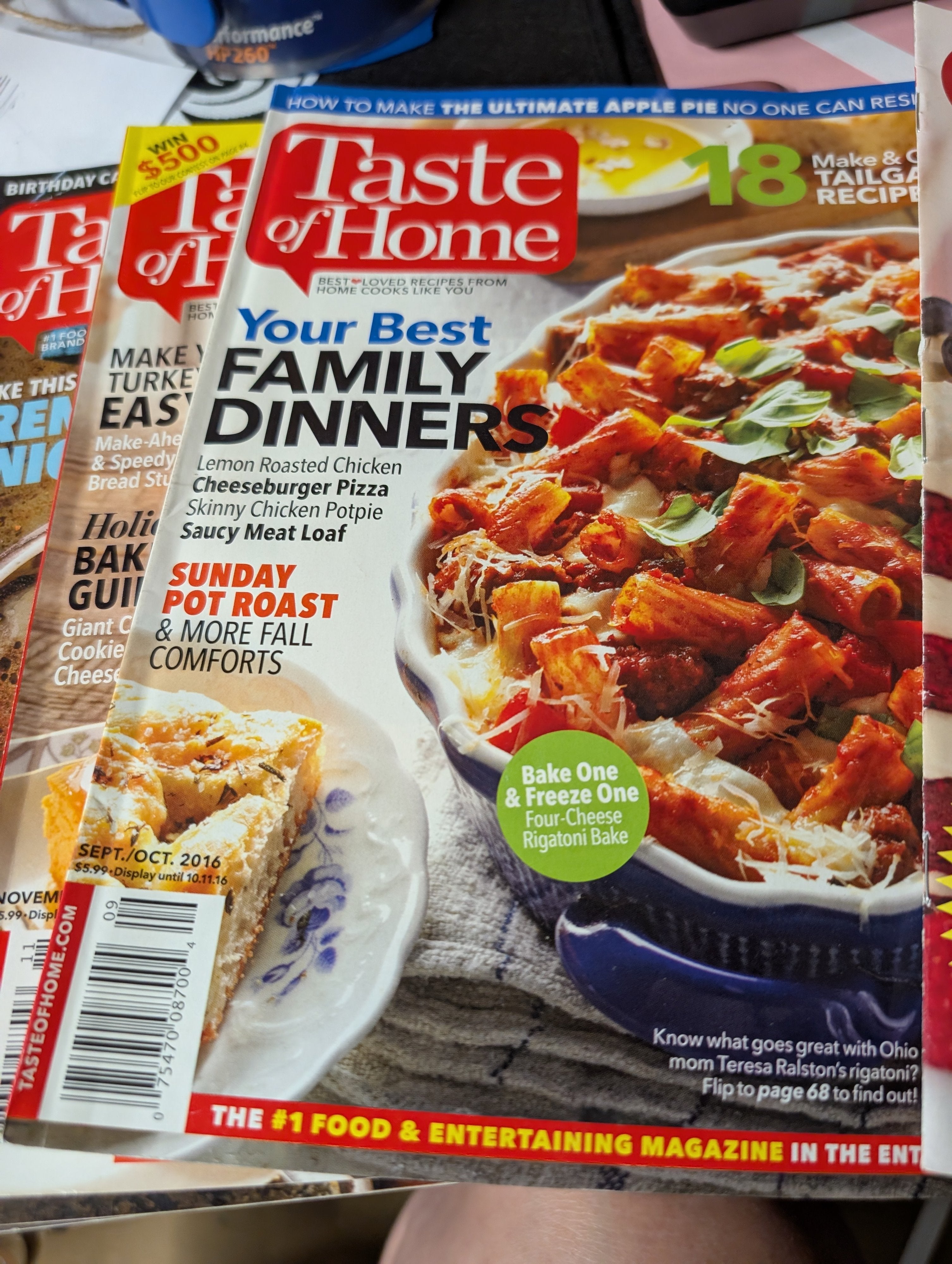 Taste of Home Magazine September 2023 Peach Blueberry Galette - Image 8