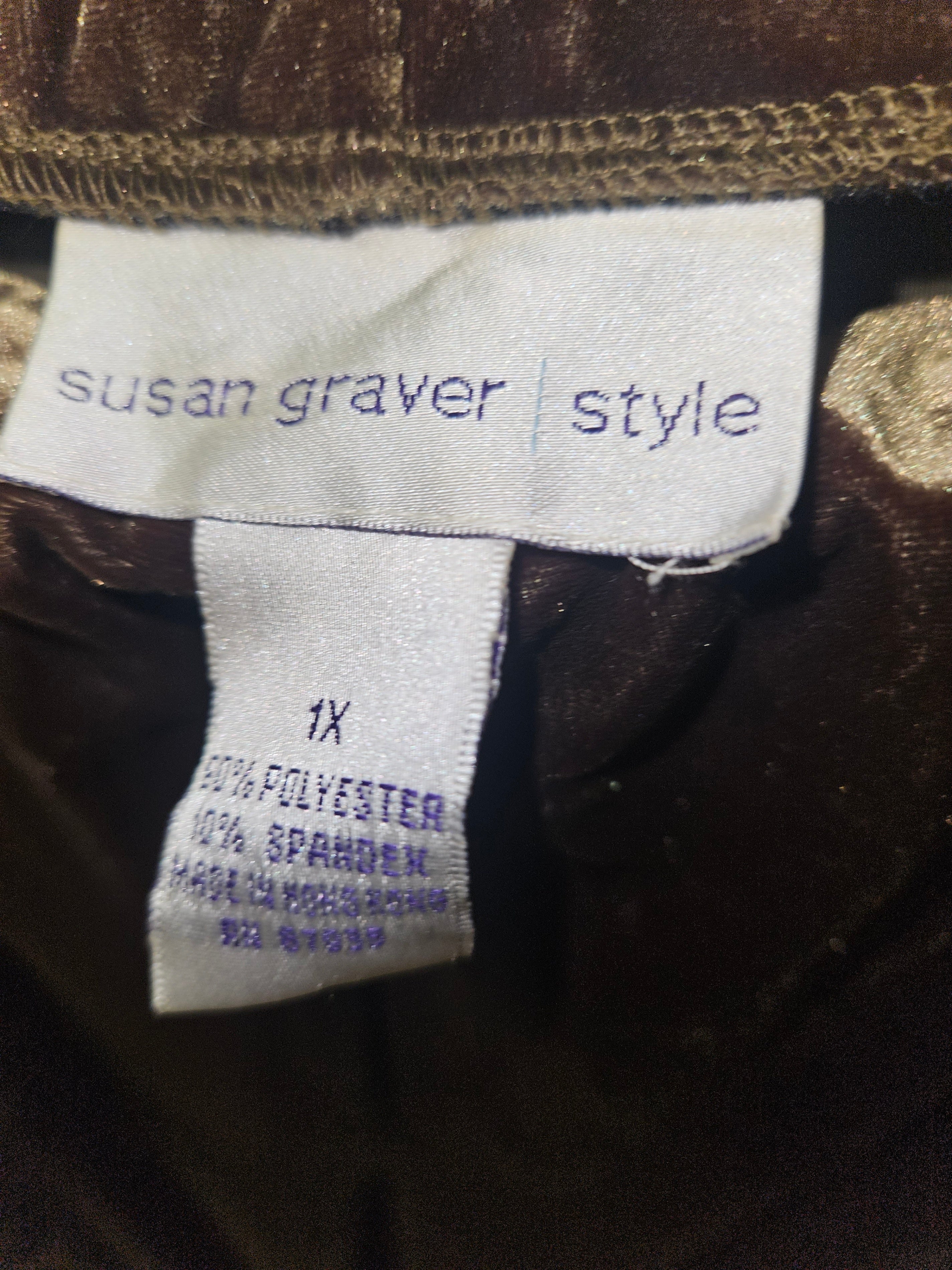 Brown Velvet Sleeveless Top and pants set - Image 3