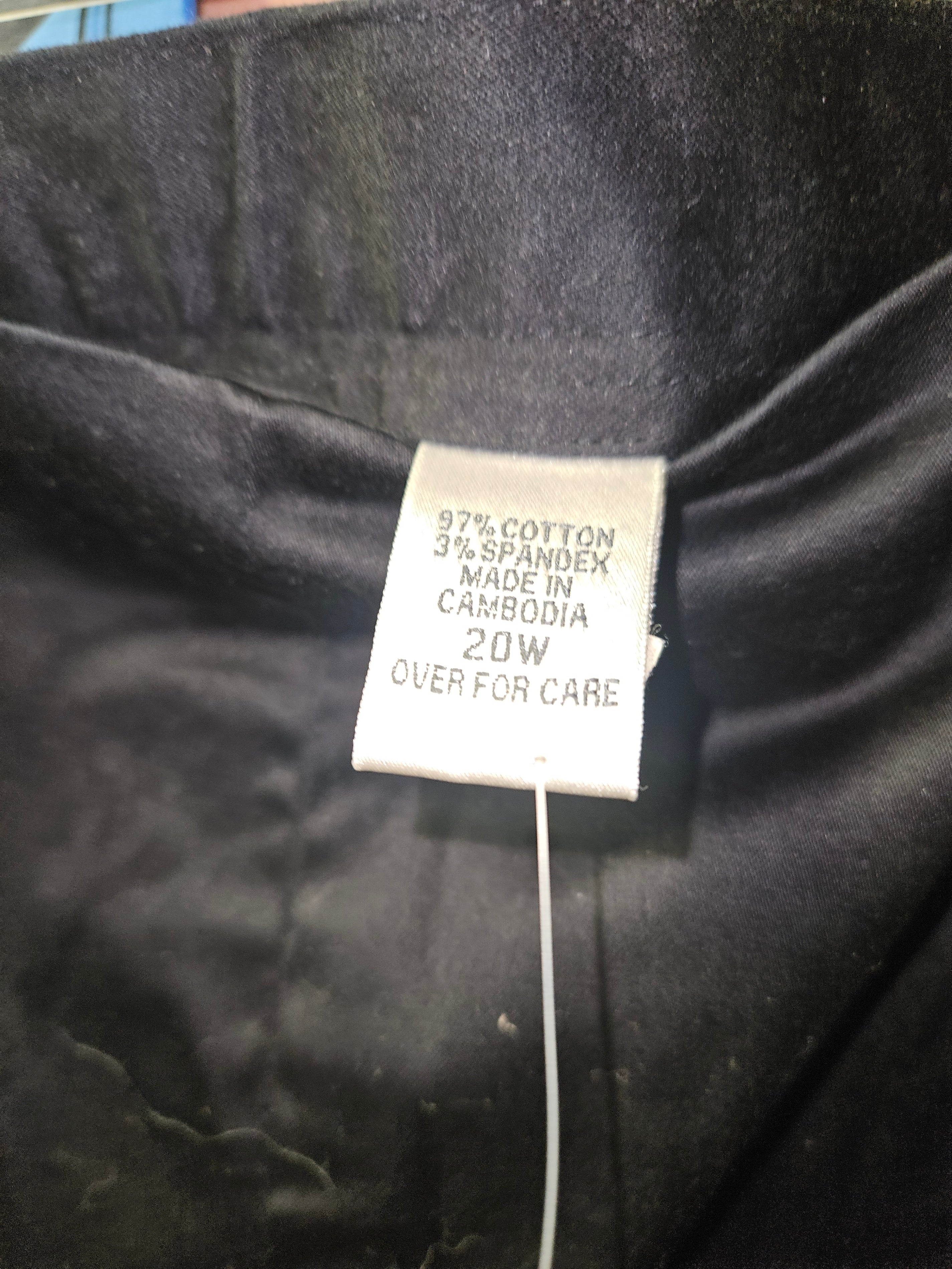 Kim Rogers Black Pants with Embroidered Hem Detail - Image 2