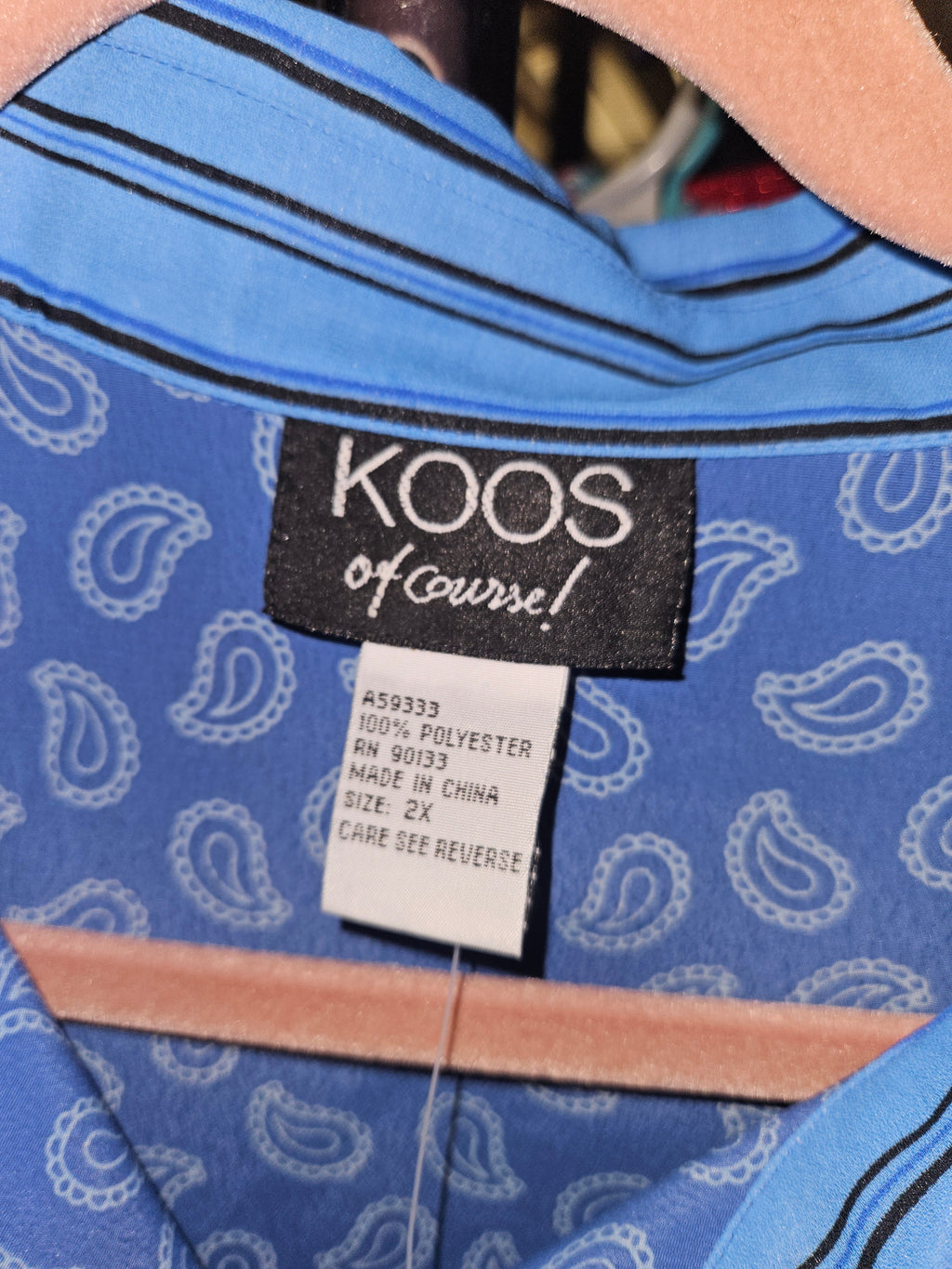 Koos of Course Patchwork Long Sleeve Shirt - Image 2