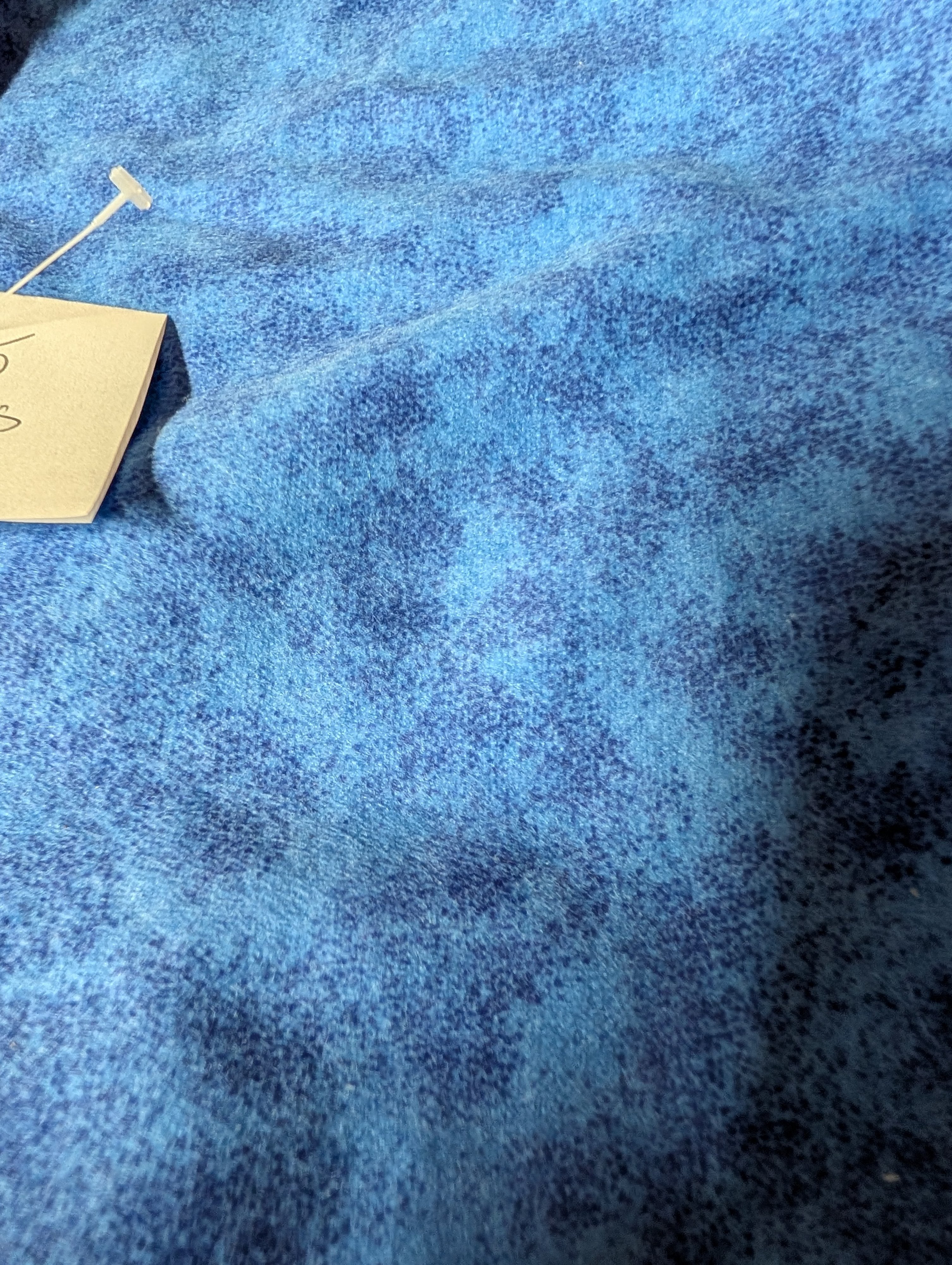Joanne  Fabrics Blue  baby flannel Quilting Fabric 2.5 Yards - Image 3