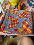 Plaid Butterfly  Pattern Fabric 1 Yard - Image 1
