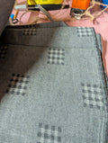Geometric Patterned Denim Fabric 2yds x 1yd - Image 1