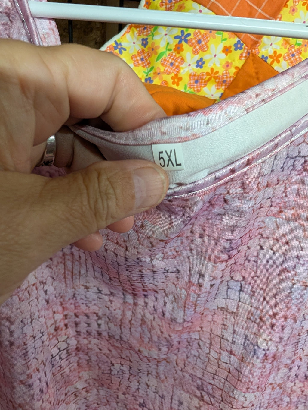 Pink Long Sleeve Top 5XL - Image 2
