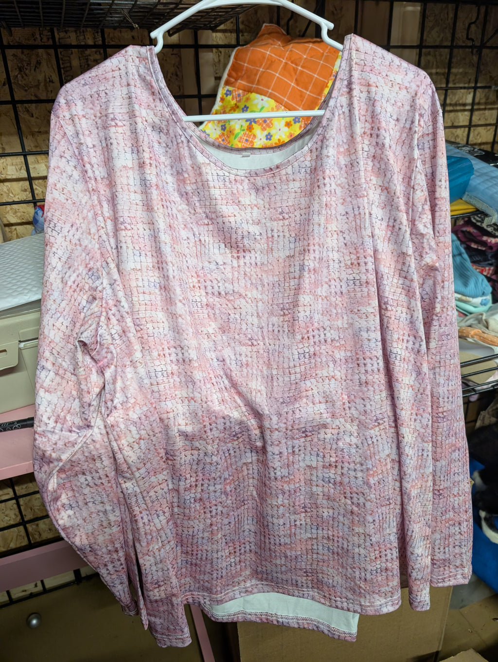 Pink Long Sleeve Top 5XL - Image 3