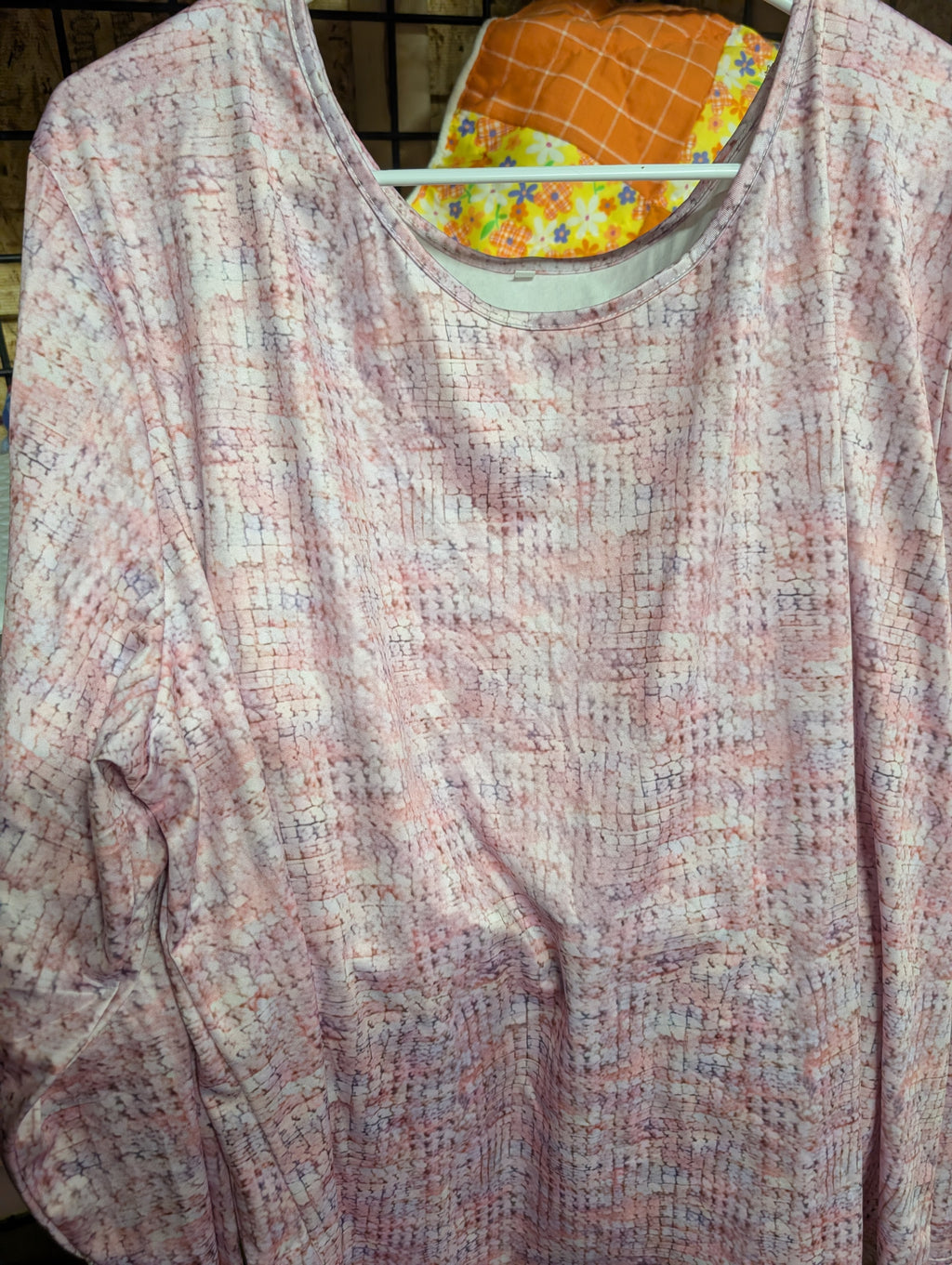 Pink Long Sleeve Top 5XL - Image 1