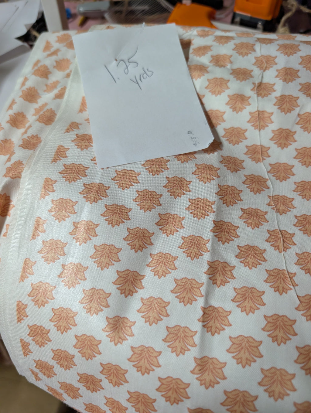 1.25 Yards Autumn Leaf Pattern Thick  Fabric - Image 3