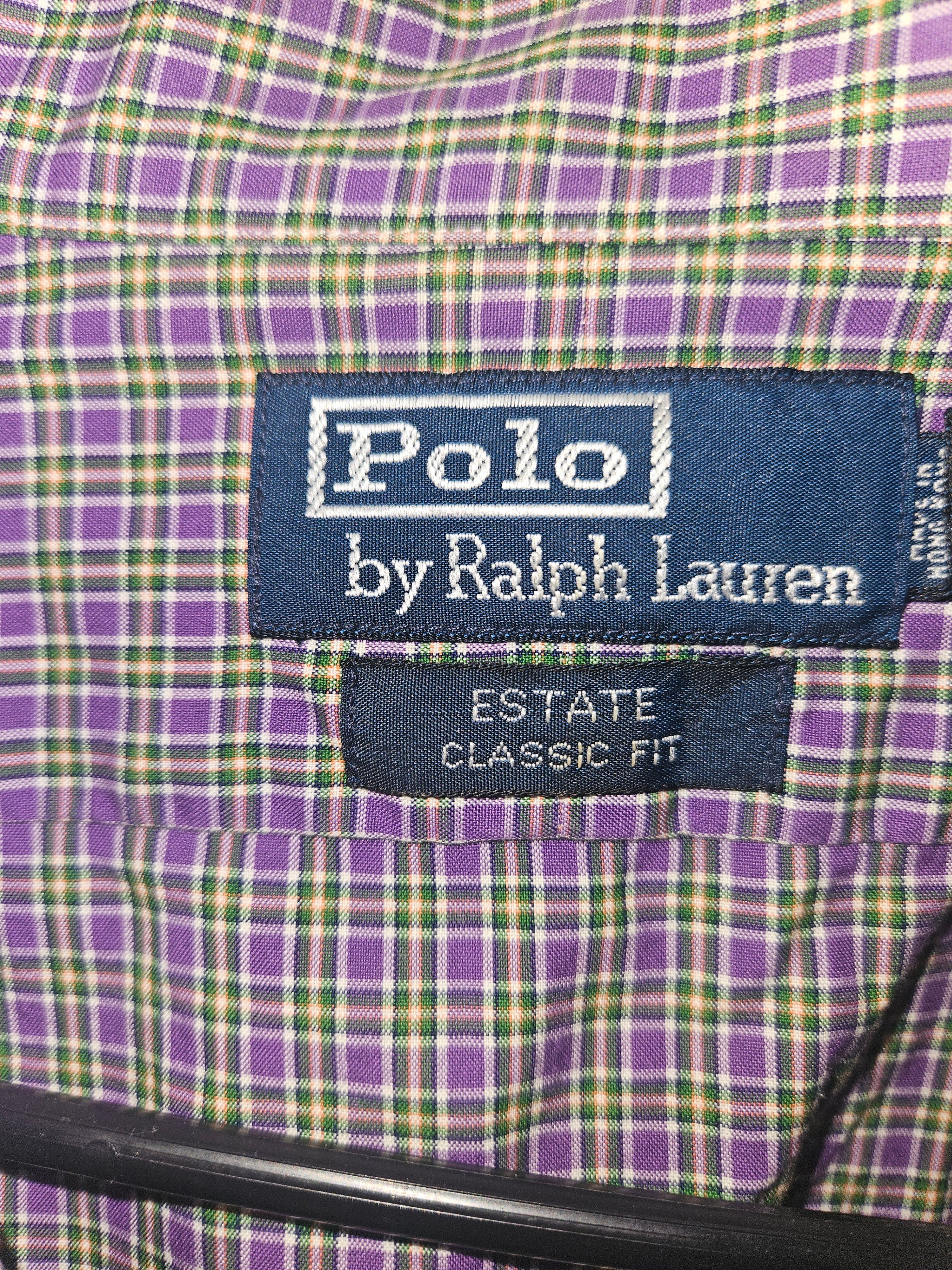 Polo Ralph Lauren Men's Plaid Long Sleeve Shirt Size Large - Image 2