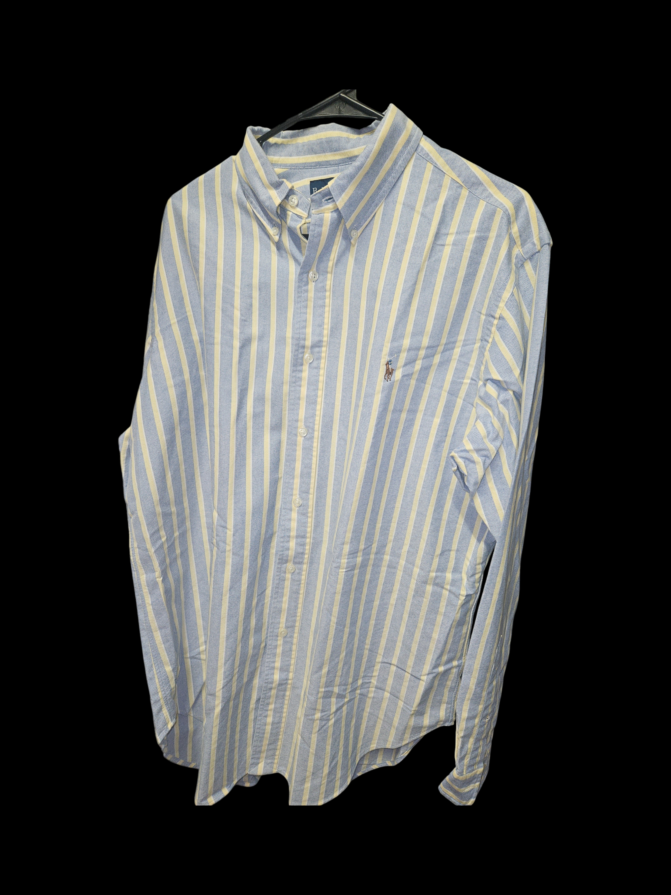 Ralph Lauren Striped Long Sleeve Button-Up Shirt - Image 1