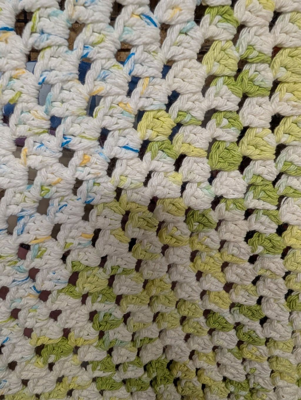 Handmade Crochet Blanket Multicolor Pattern - Image 2