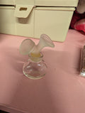 Vintage Glass Perfume Bottle with Frosted Glass Stopper - Image 1