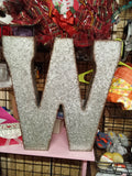 Galvanized Metal Letter W Wall Decor - Image 1