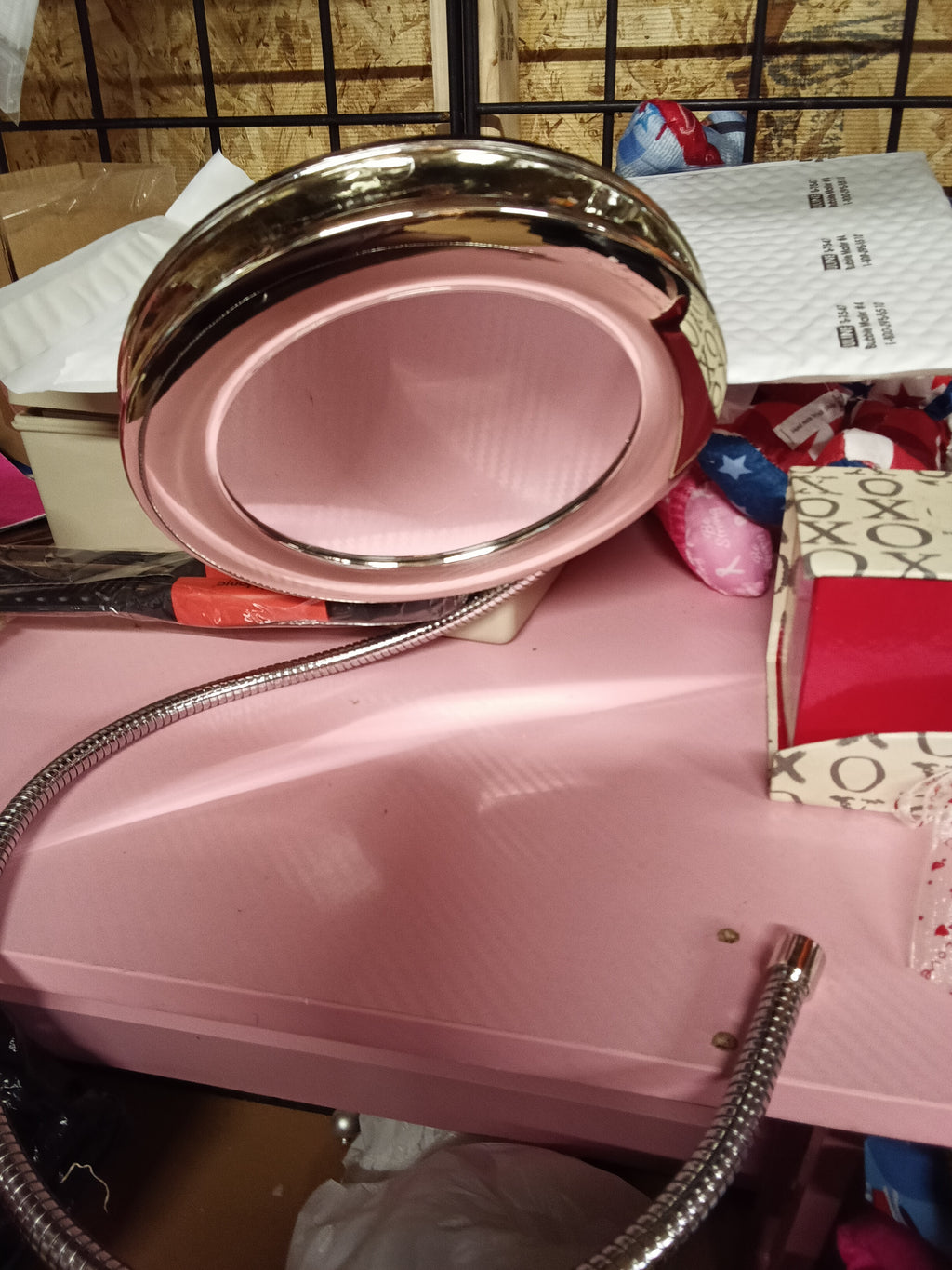 Flexible Gooseneck Vanity Mirror with Stand and case - Image 2