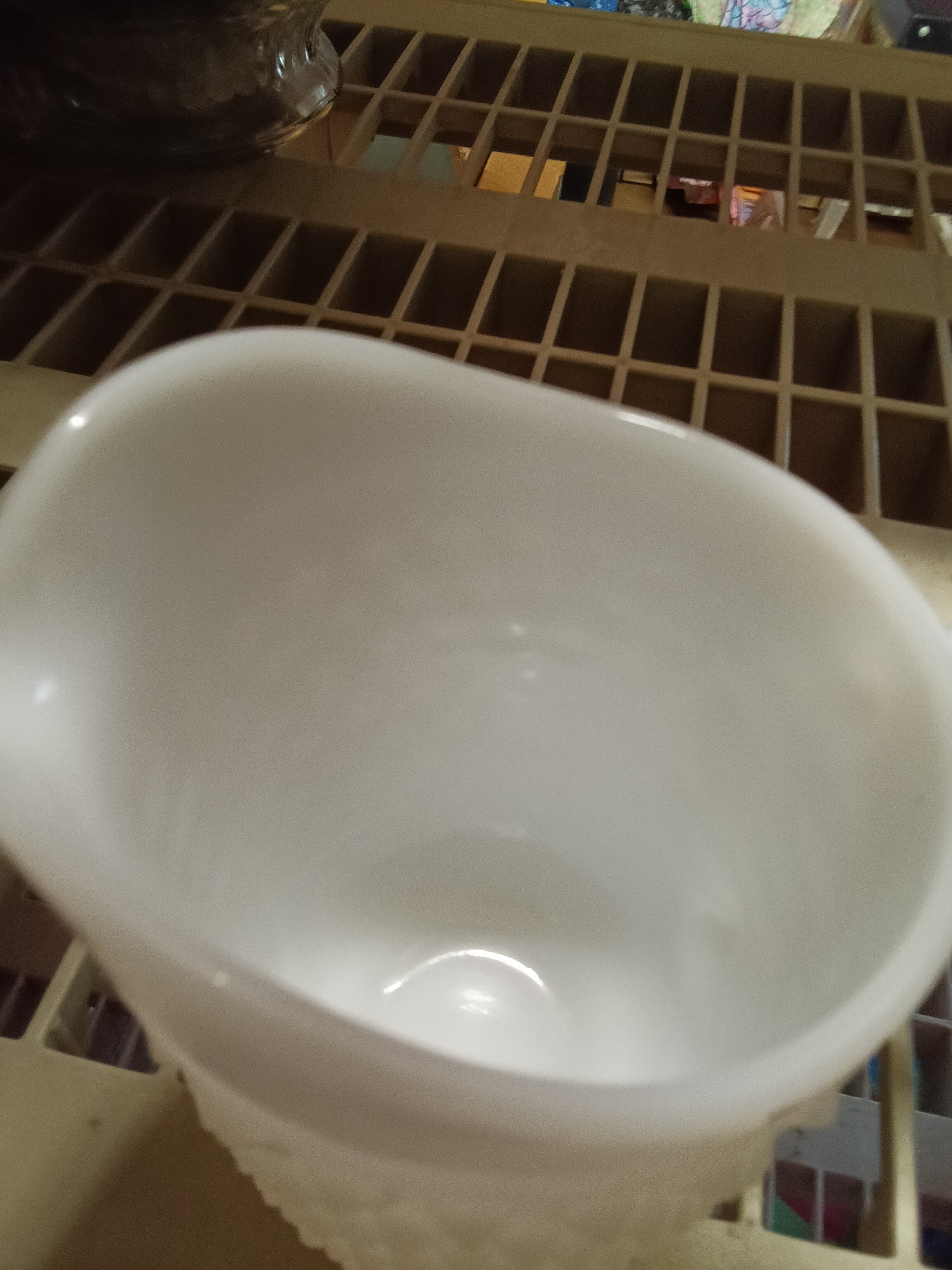 Vintage Milk Glass Hobnail Pitcher 6x4 Inches - Image 5