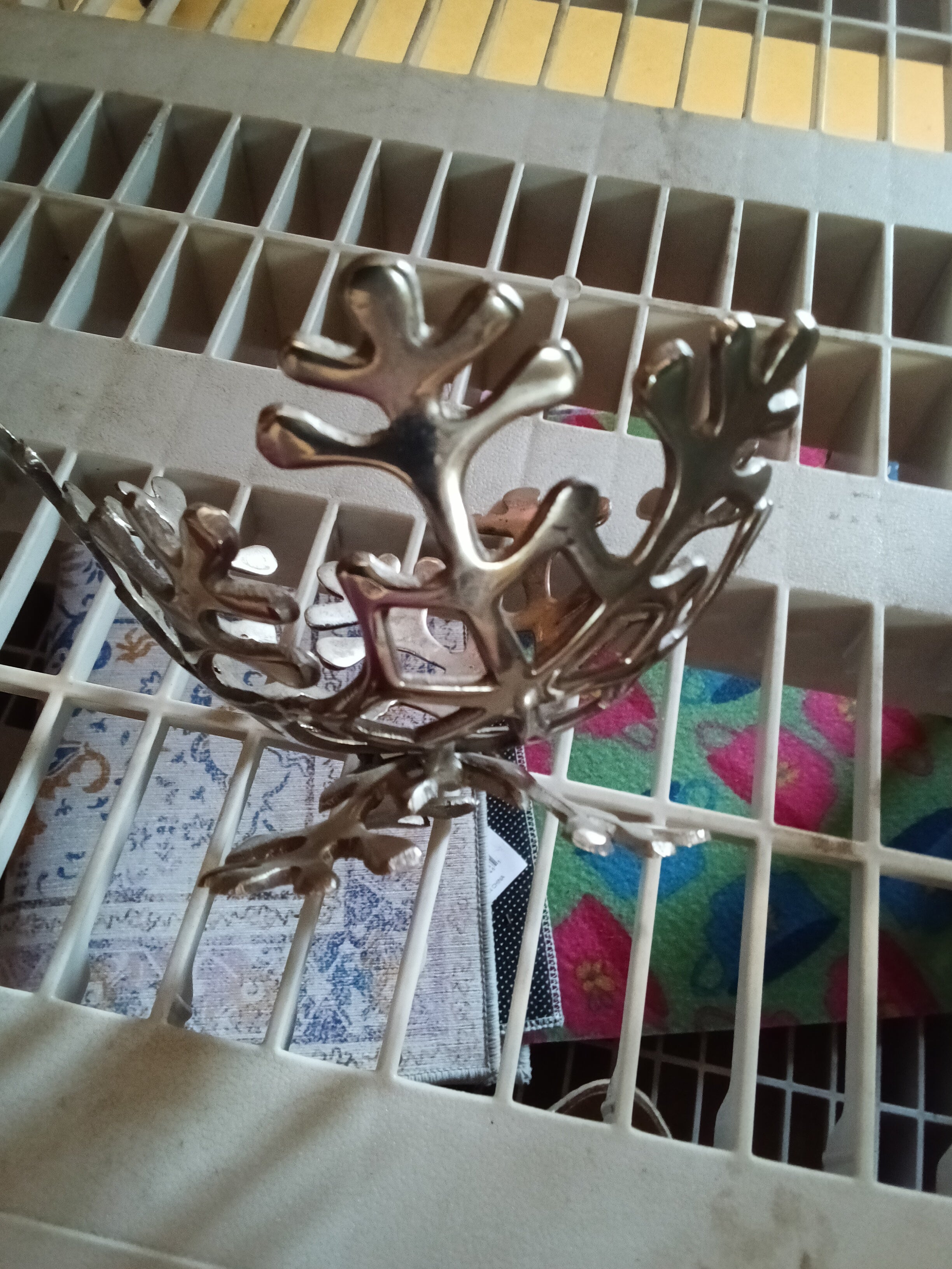 Metal Snowflake Decorative Bowl - Image 3
