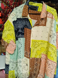 No Boundaries Patchwork Bandana Shirt Size 3XL - Image 1
