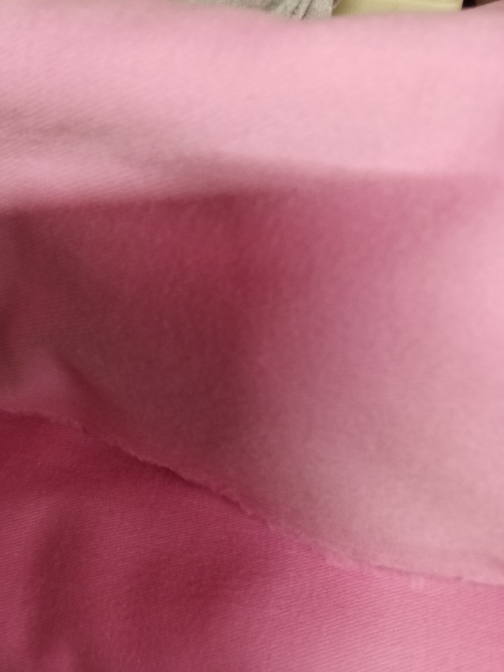 Pink Fabric soft denimMaterial for Sewing or Crafting 3 yds - Image 1