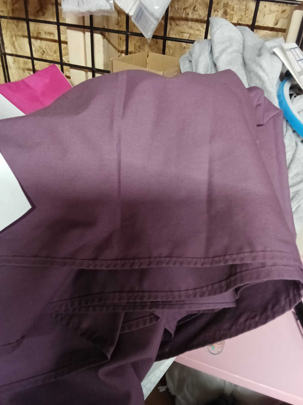 Purple Fabric Material 9 Yards x 32 Inches - Image 3