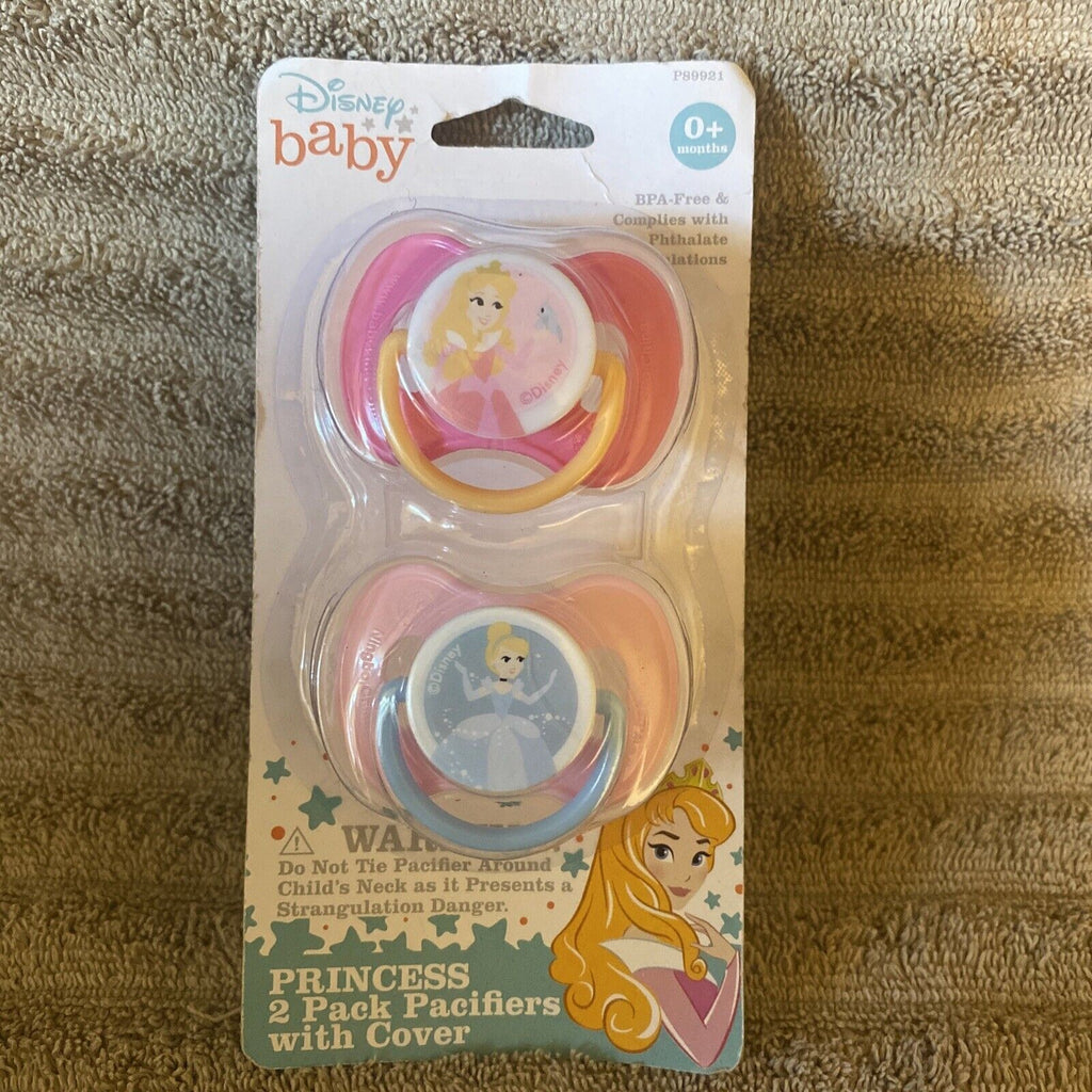 Disney Princess Baby Infant Pacifier Binky Soother Cinderella Aurora Pink - New - Image 1