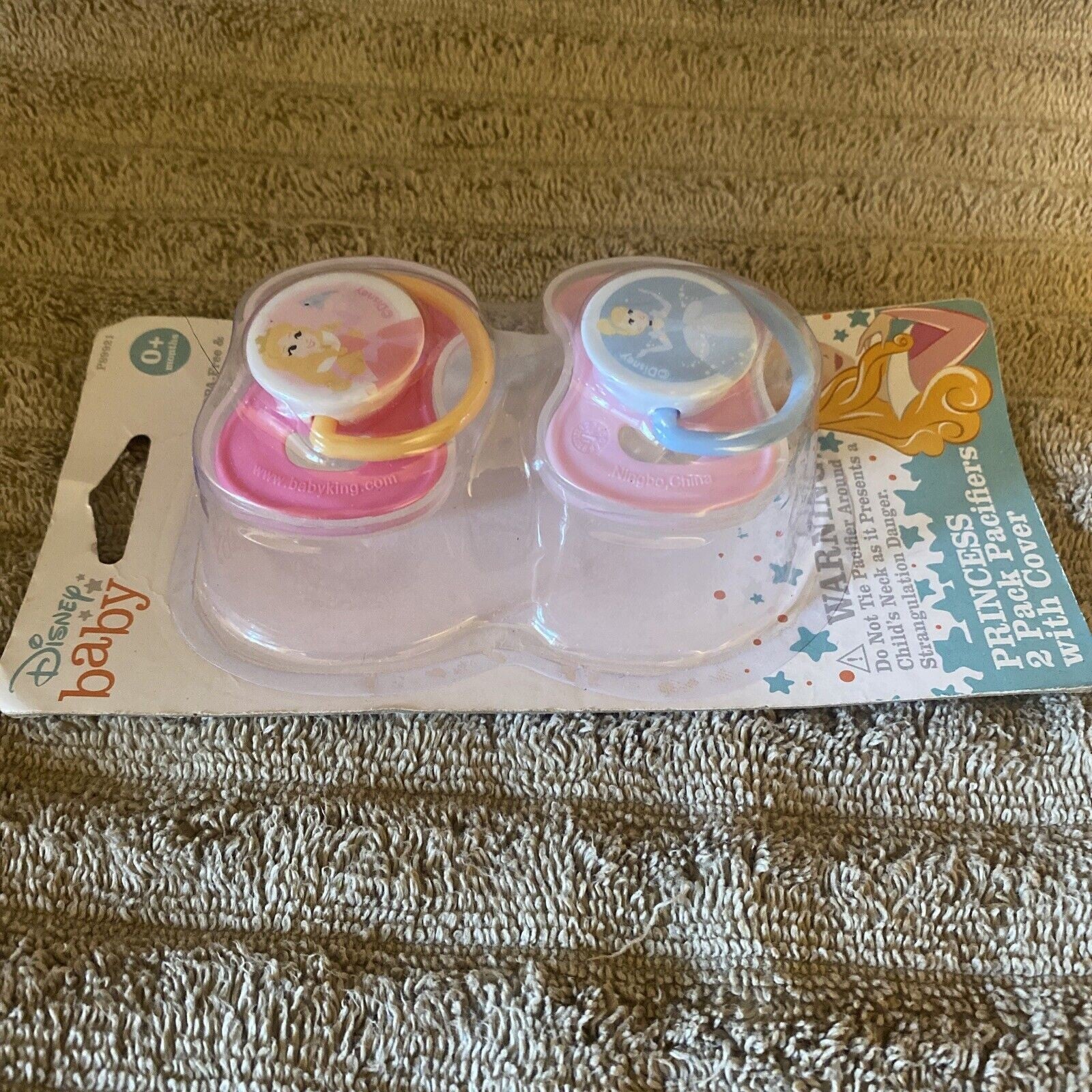 Disney Princess Baby Infant Pacifier Binky Soother Cinderella Aurora Pink - New - Image 5