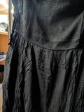 Black Maxi Skirt with Smocked Waist - Image 1