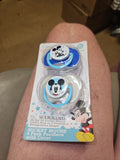 Mickey Mouse 2 Pack Pacifiers with Cover - Image 1