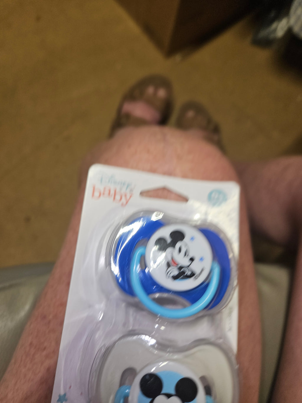 Mickey Mouse 2 Pack Pacifiers with Cover - Image 2