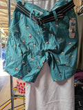 Raw Yarn Industries Men's Shorts Size 36 Teal Print - Image 2