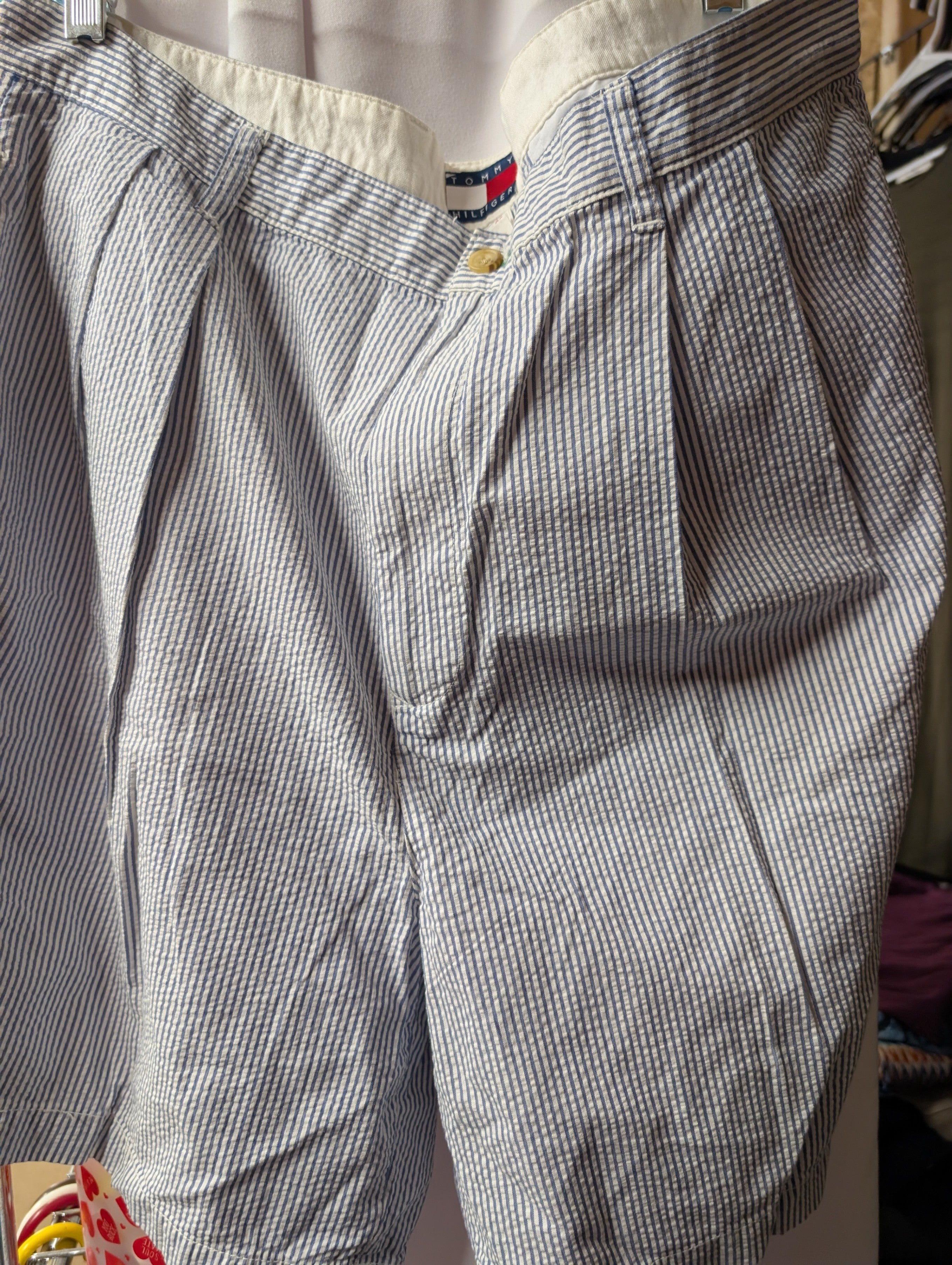 Tommy Hilfiger Striped Shorts Size 26 - Image 1