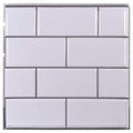 Tool Bench Hardware Self Adhesive White Wall Tile, 12x12 in. Faux Subway Tile (20) - Image 1