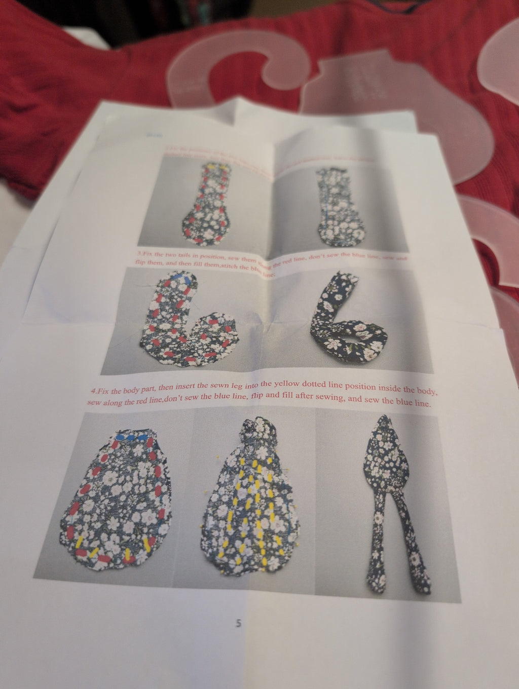 Sewing Pattern Template Set for Quilting and Crafting - Image 3