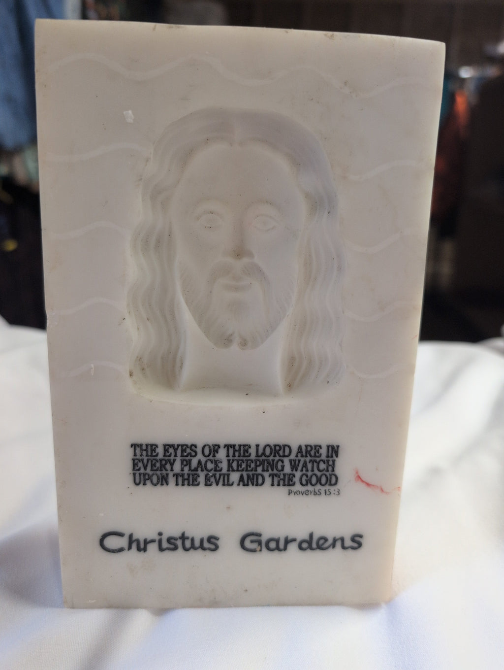 Christus Gardens Religious Plaque with Quote - Image 2