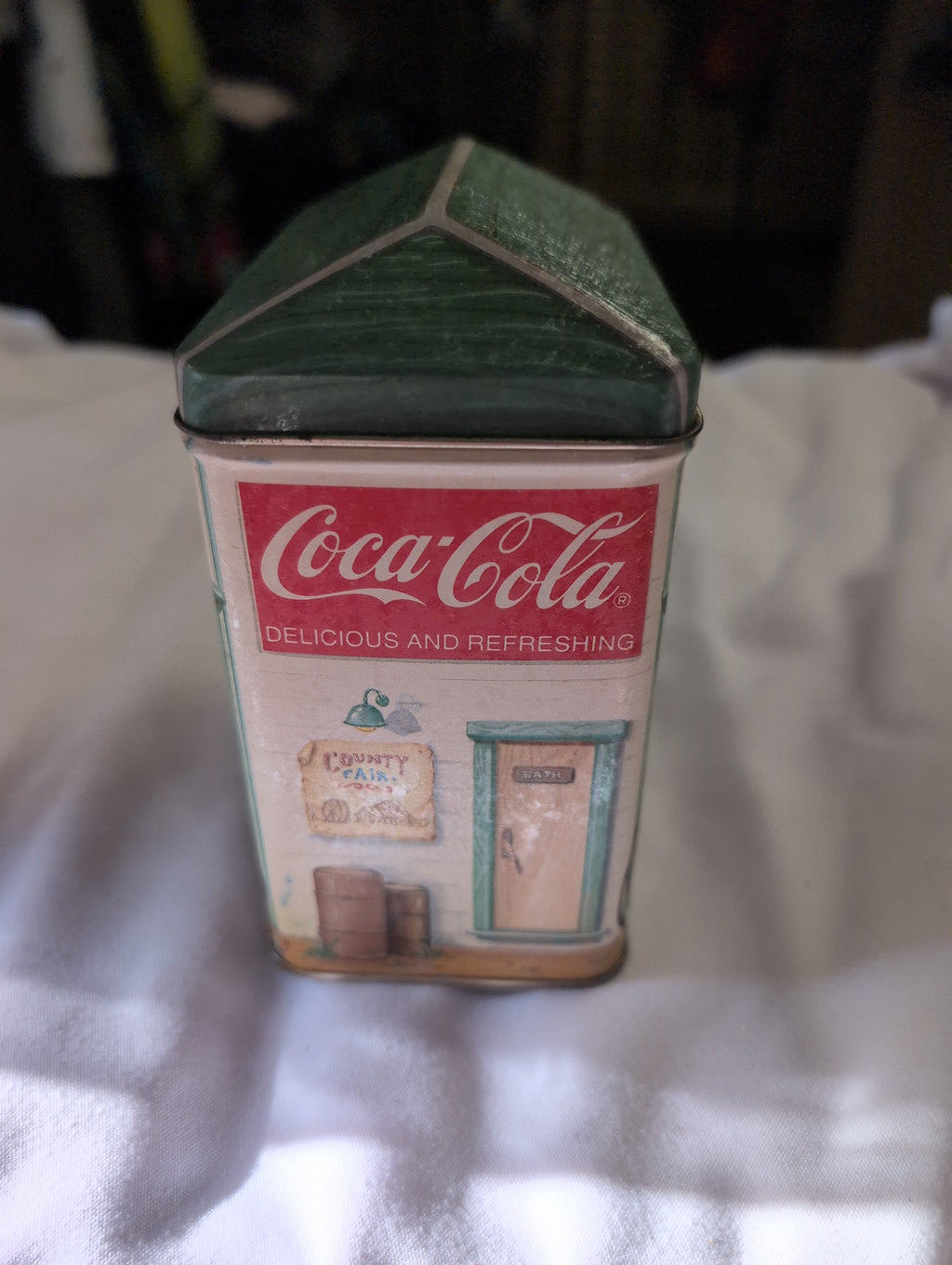 Coca-Cola Vintage Tin Box Felix's Filling Stop - Image 2