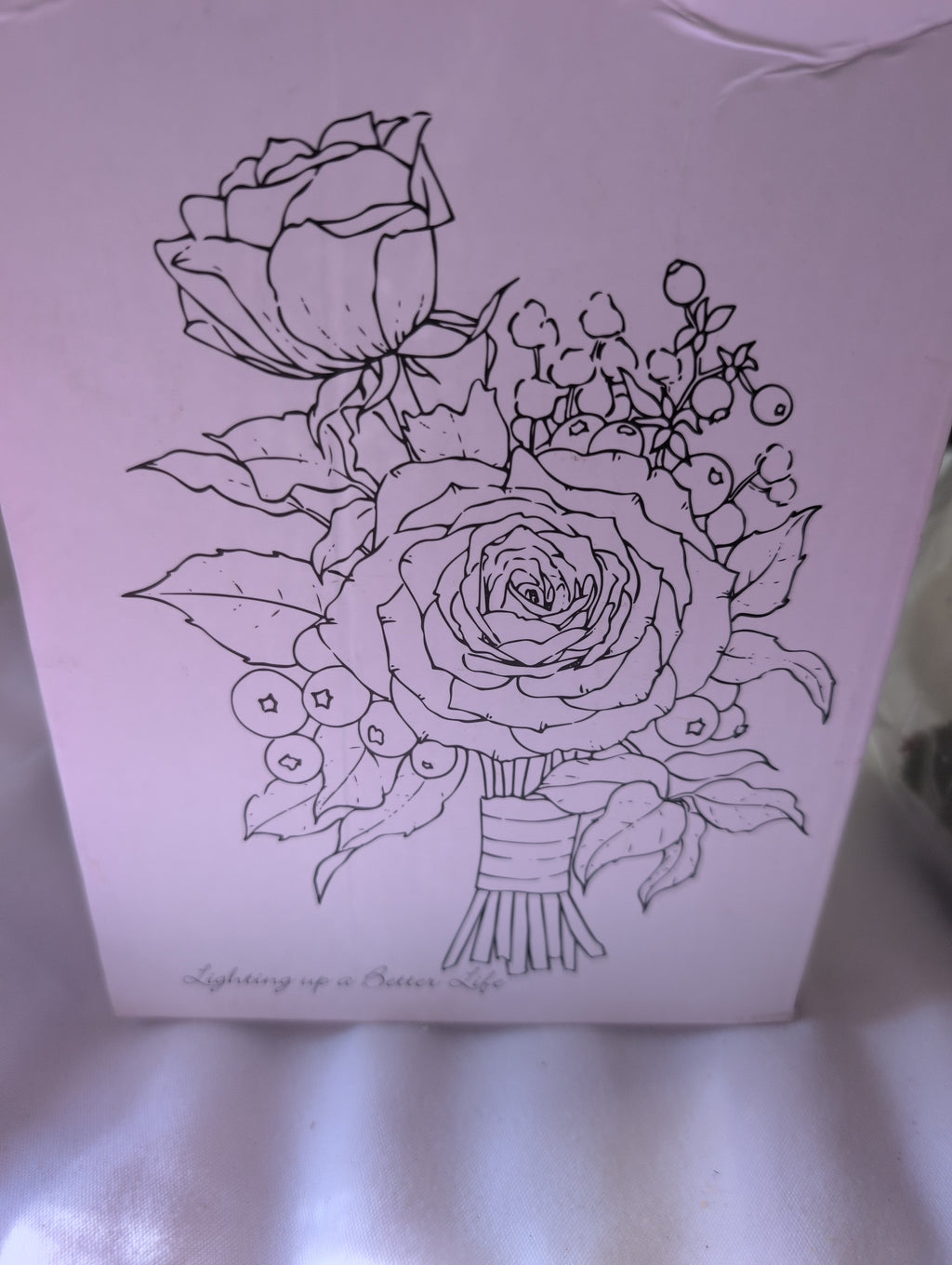 Artificial floral bouquet with lights - Image 2