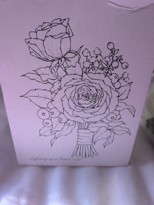 Artificial floral bouquet with lights - Image 2