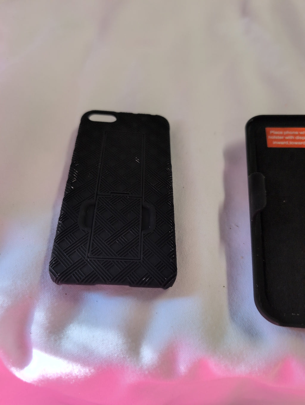 iphone mini Black Phone Holster Case with Belt Clip - Image 3