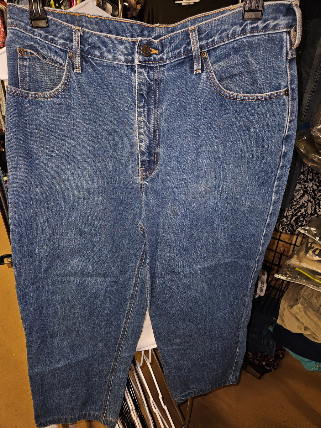 Blue Denim Jeans Classic Fit - Image 1