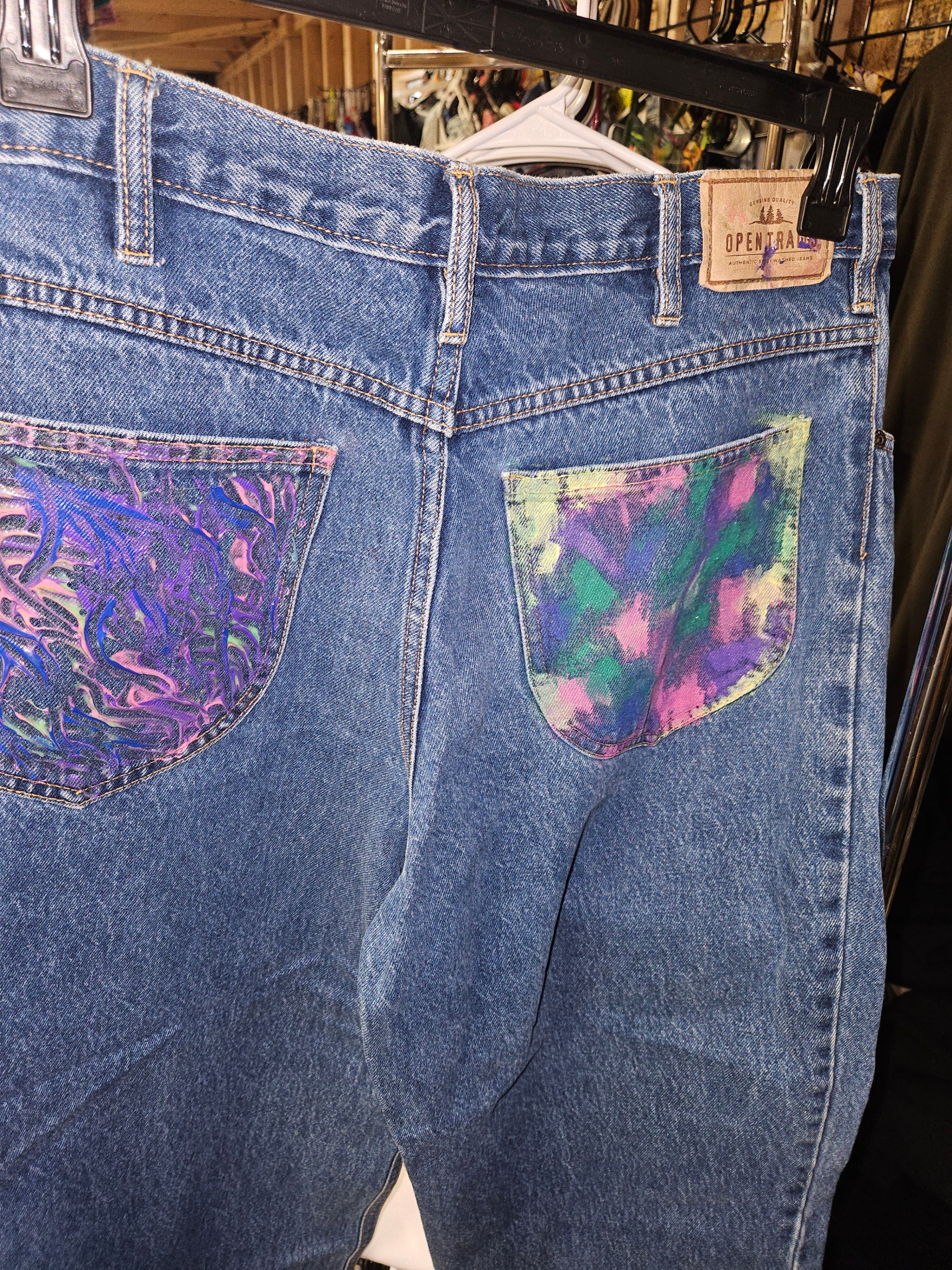 Blue Denim Jeans Classic Fit - Image 2