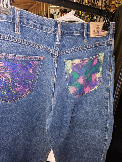 Blue Denim Jeans Classic Fit - Image 2