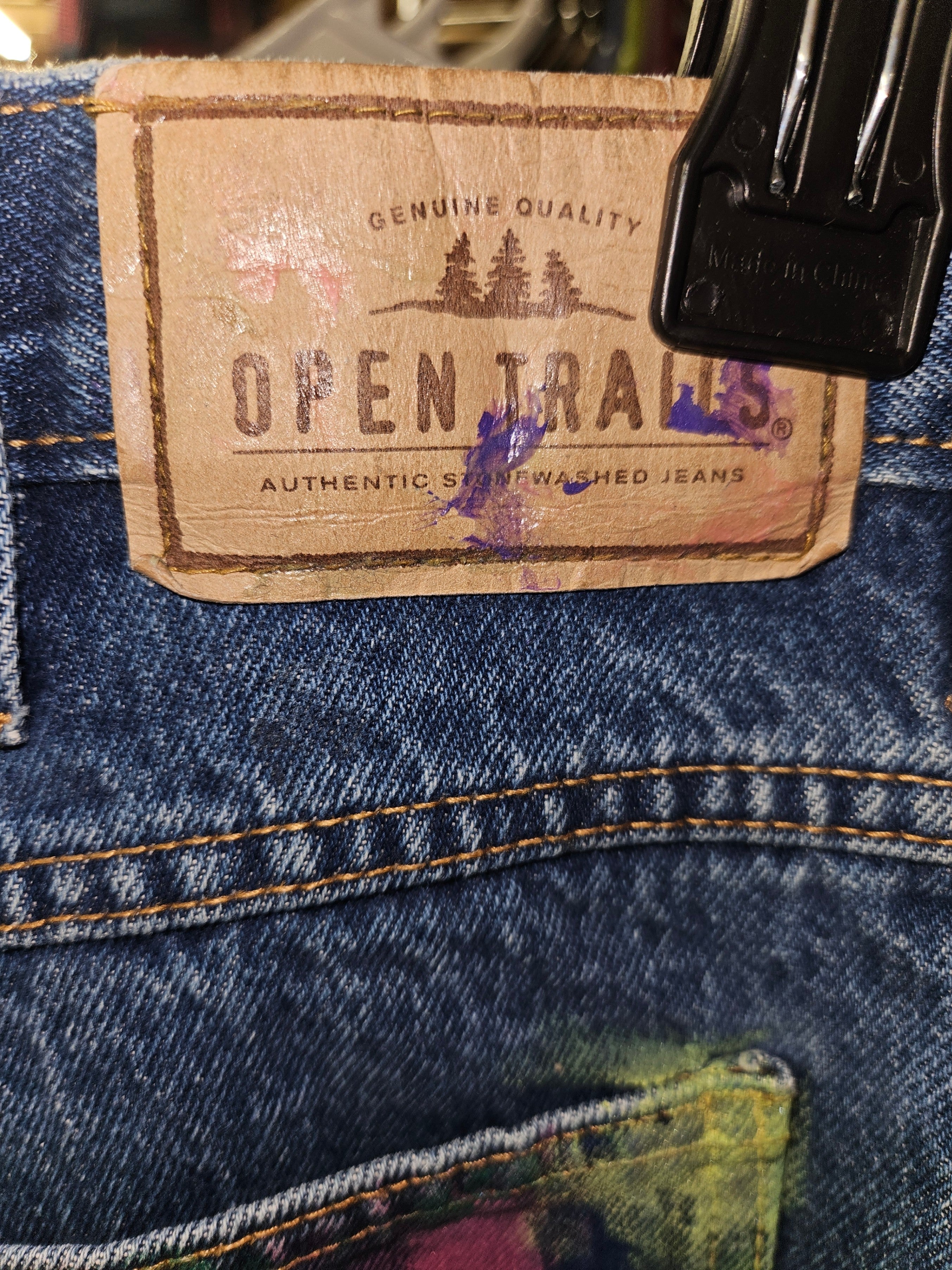 Blue Denim Jeans Classic Fit - Image 3