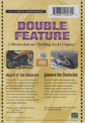 Sci-Fi Classics Double Feature (Attack of the Monsters / Gamera the Invincible) - Image 2