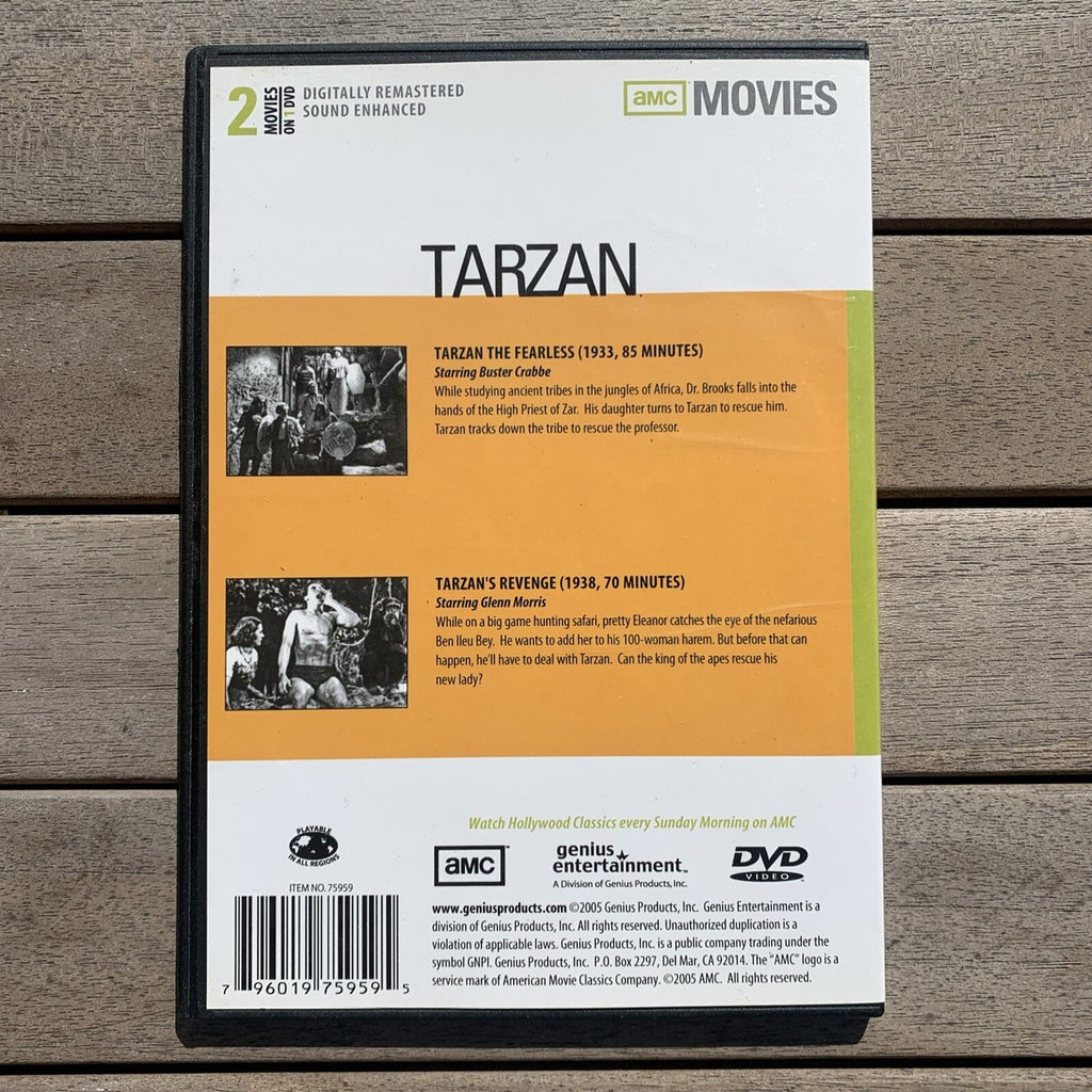 Tarzan: 1. Tarzan the Fearless / 2. Tarzan's Revenge (AMC Movies) - Image 2