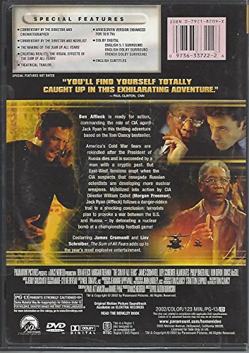 The Sum of All Fears Widescreen DVD - Image 2