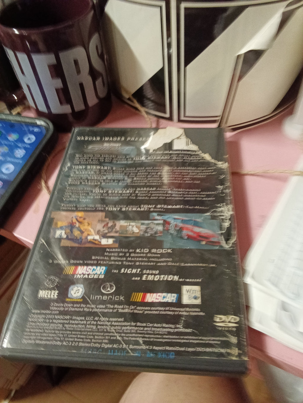 Tony Stewart Smoke DVD NASCAR Images - Image 2