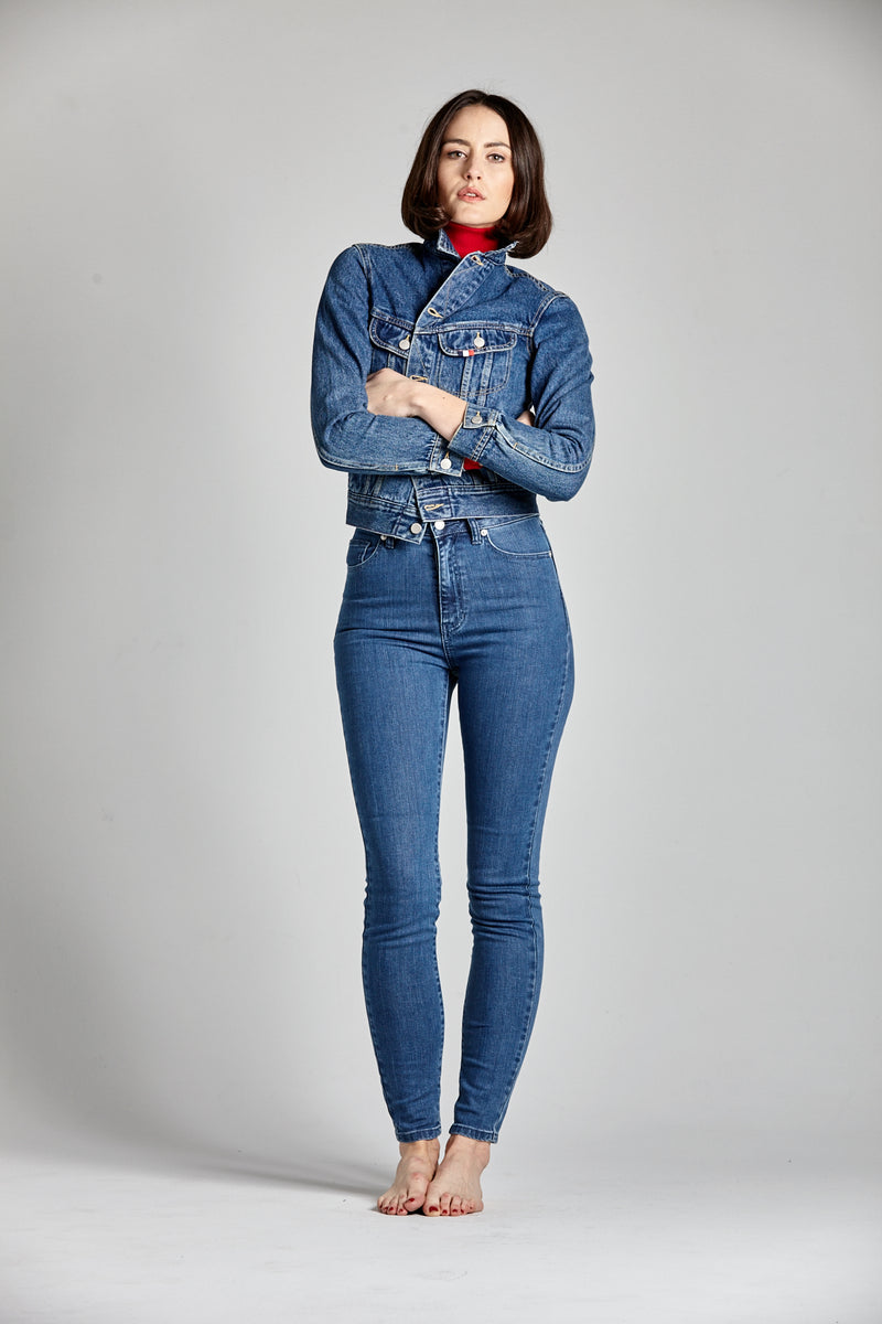 Women's Slim Fit Jeans - Medium Wash - Image 5