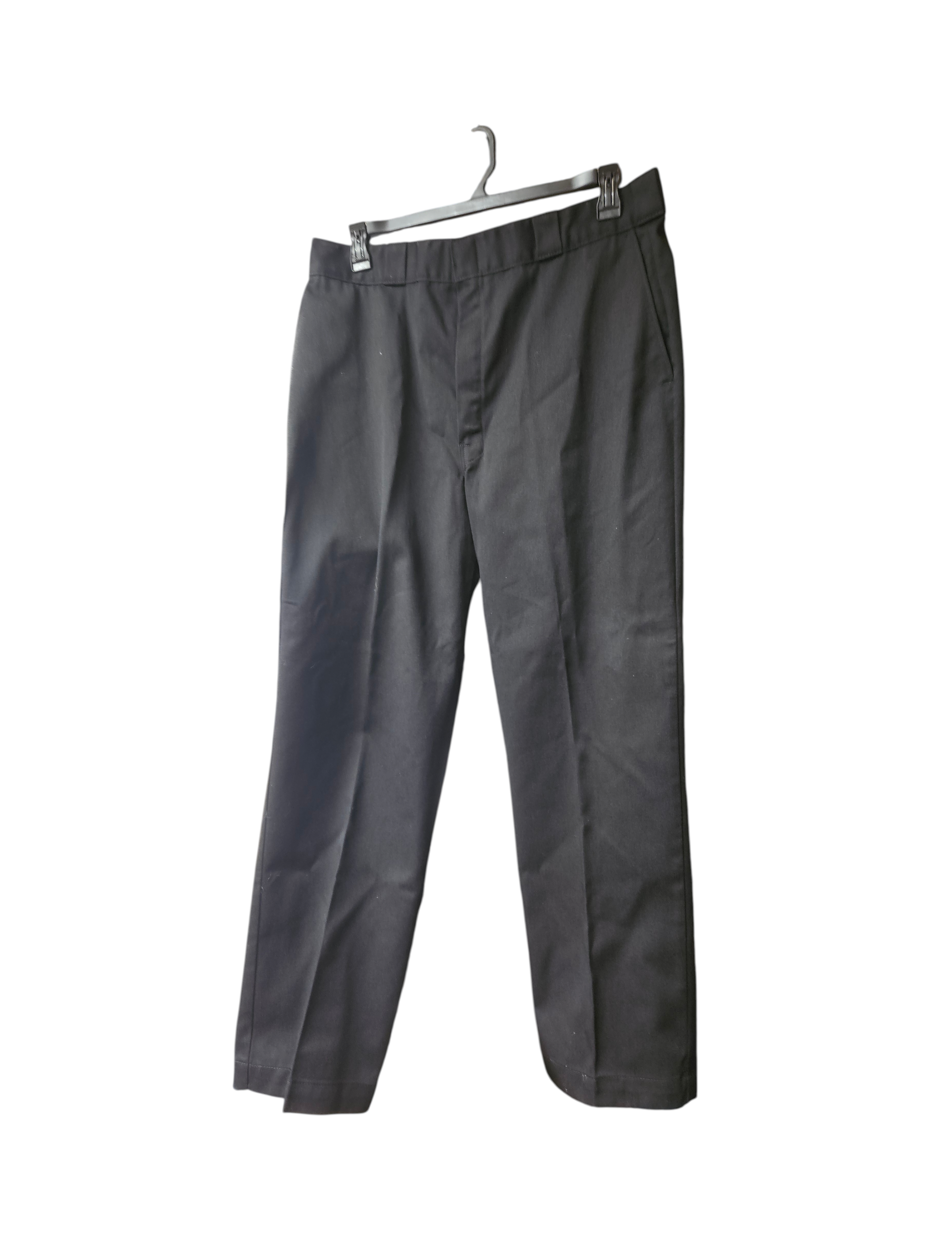 Dickies Mens Black Straight Leg Pants - Adult Size - Image 1