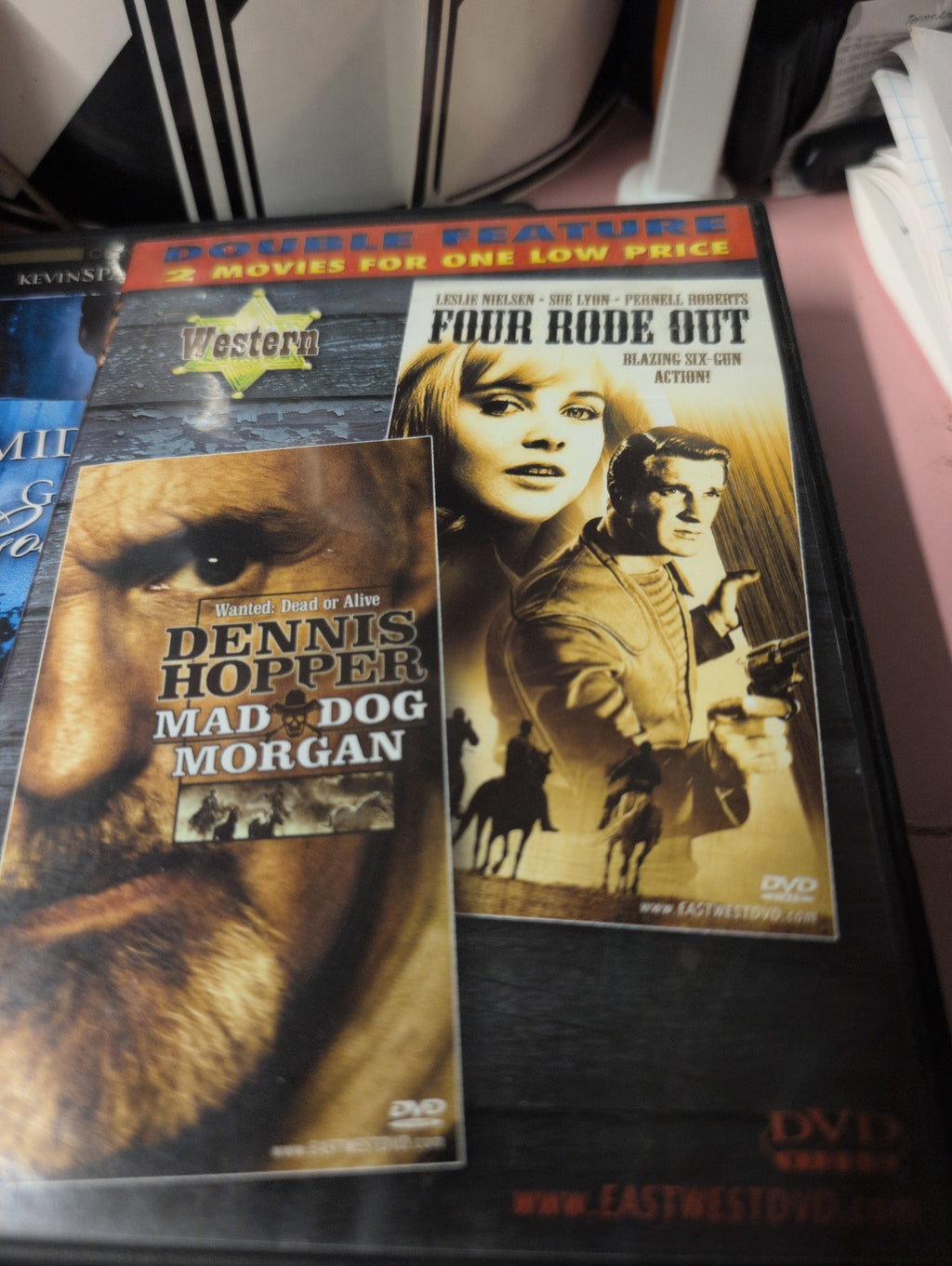Double Feature Western DVD: Four Rode Out & Mad Dog Morgan - Image 1