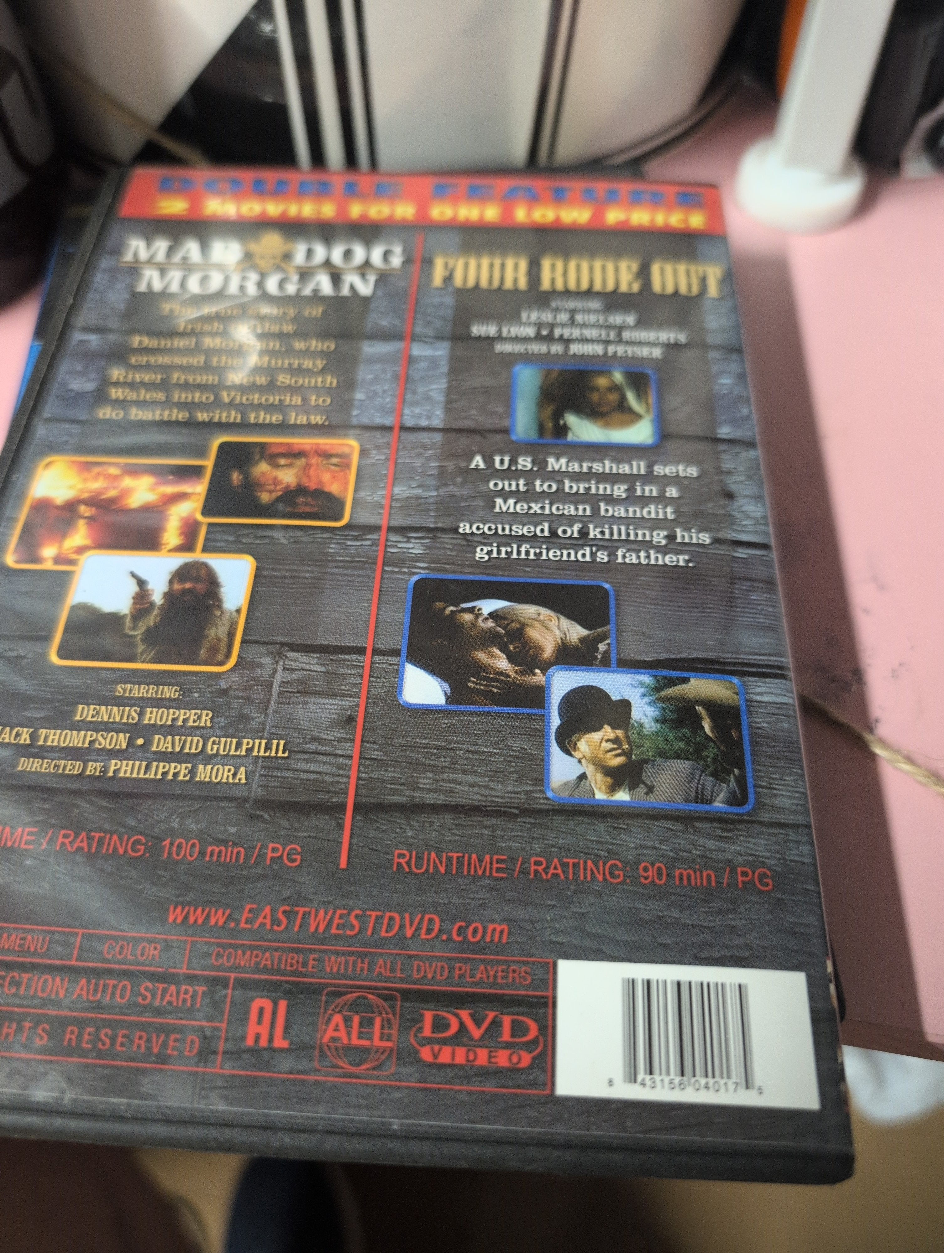 Double Feature Western DVD: Four Rode Out & Mad Dog Morgan - Image 2